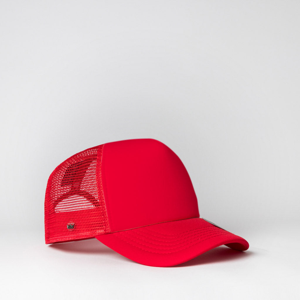 Youth Uflex Curved Peak Trucker Cap