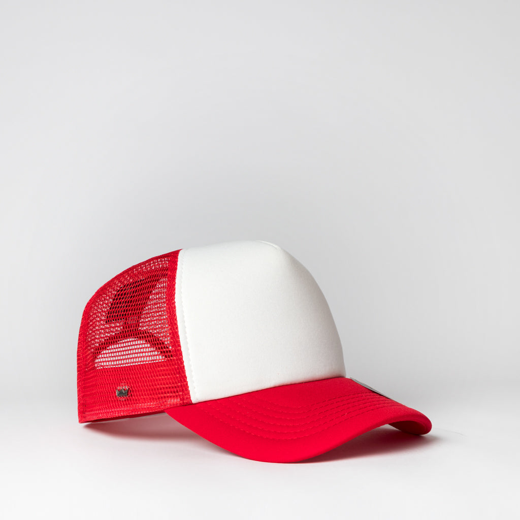 Youth Uflex Curved Peak Trucker Cap