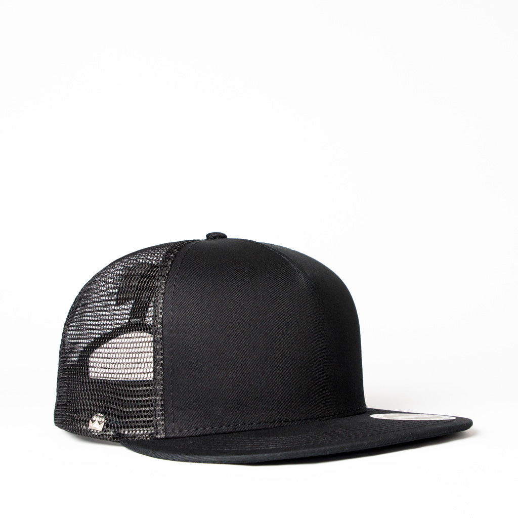 The 5 Panel Flat Peak Trucker