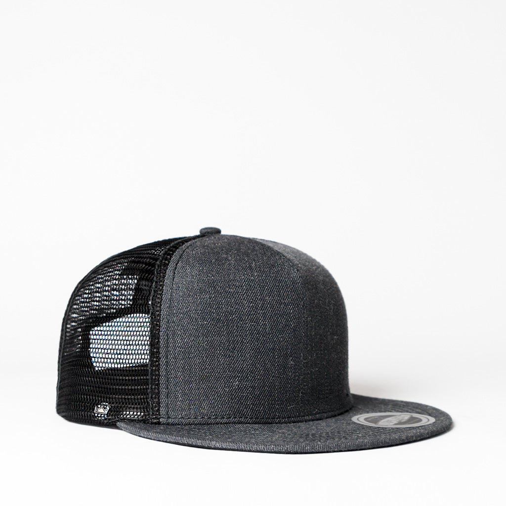The 5 Panel Flat Peak Trucker