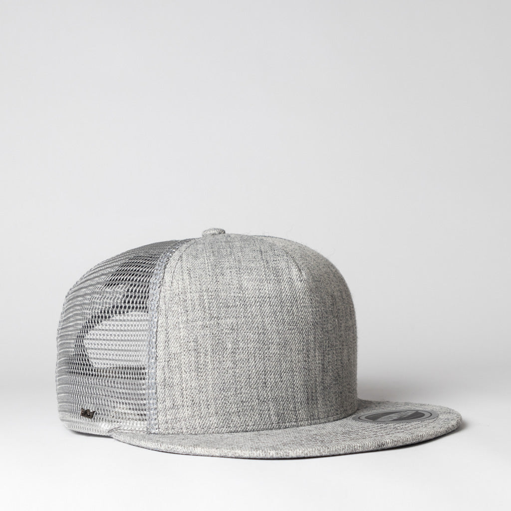 The 5 Panel Flat Peak Trucker