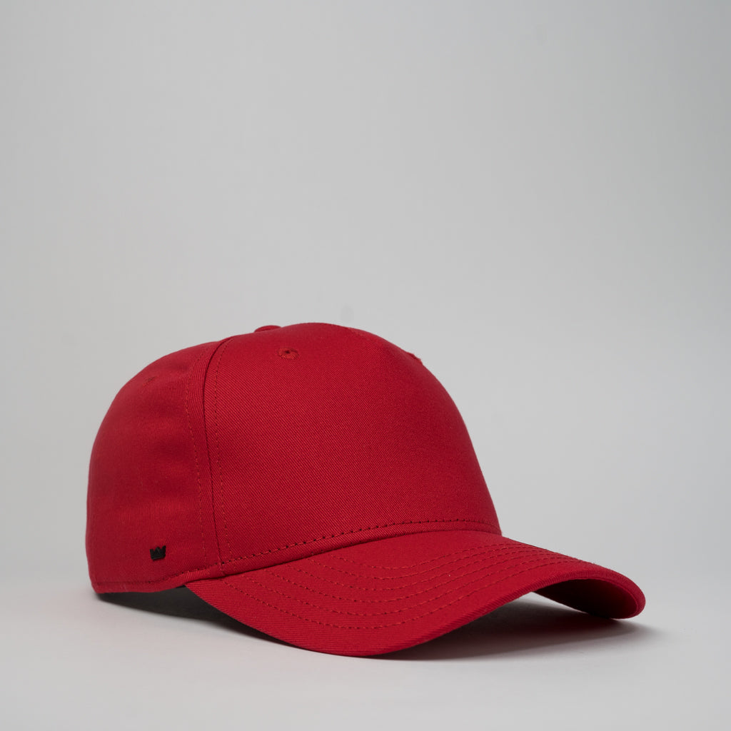 The 5 Panel Curved Peak Snapback