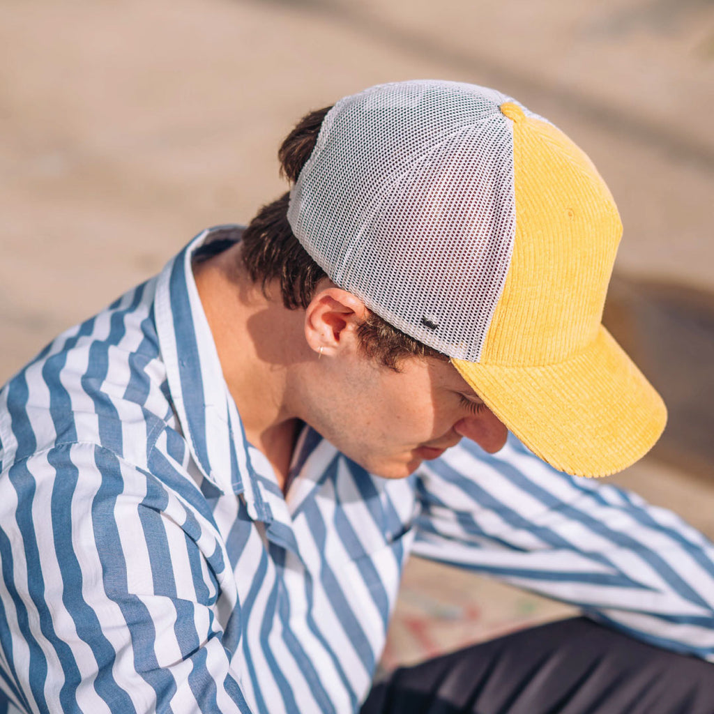 Cotton Corduroy 5 Panel Trucker
