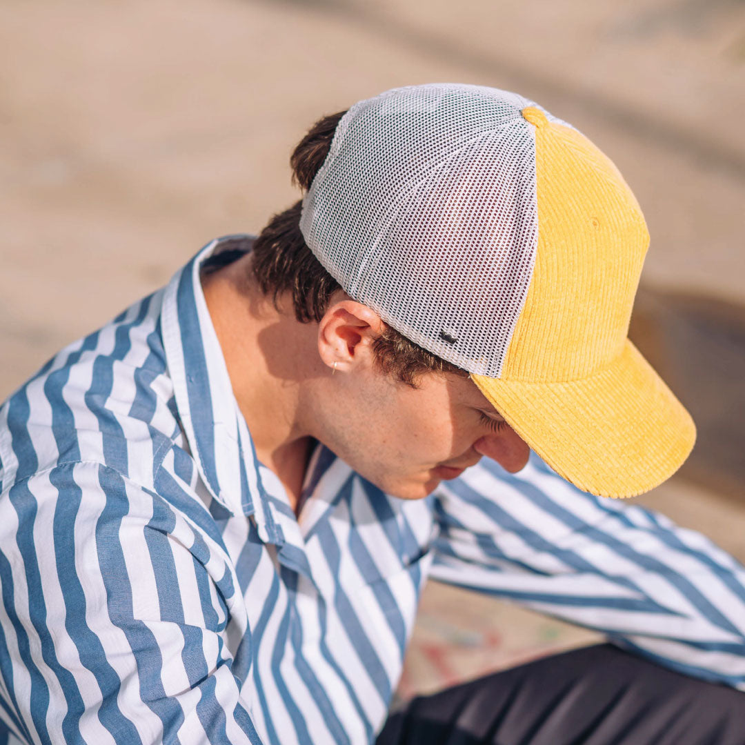 Cotton Corduroy 5 Panel Trucker