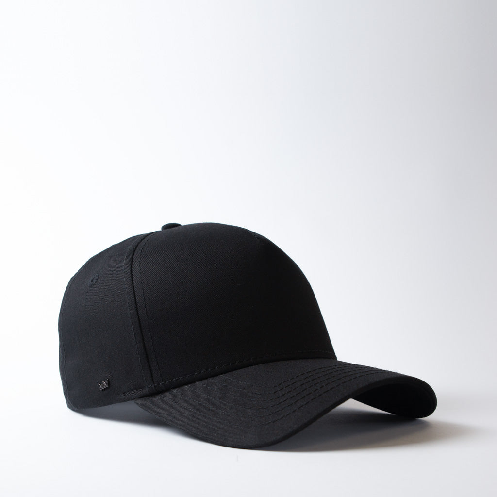 The 5 Panel Curved Peak Snapback