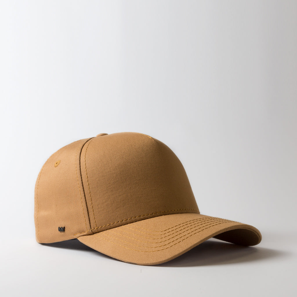 The 5 Panel Curved Peak Snapback